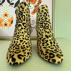Steve Madden Animal Print Ankle Booties
